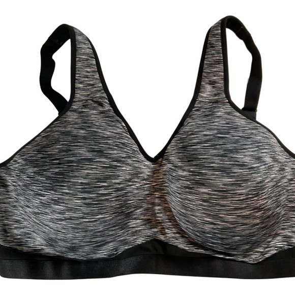 Black/White Print Sports Bra w/ Underwire - Picture 1 of 1
